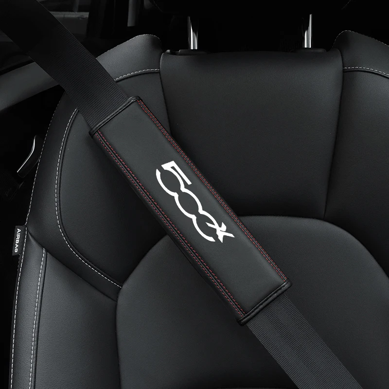Leather Belt Braided - For Fiat 500X 1pc Cowhide Car