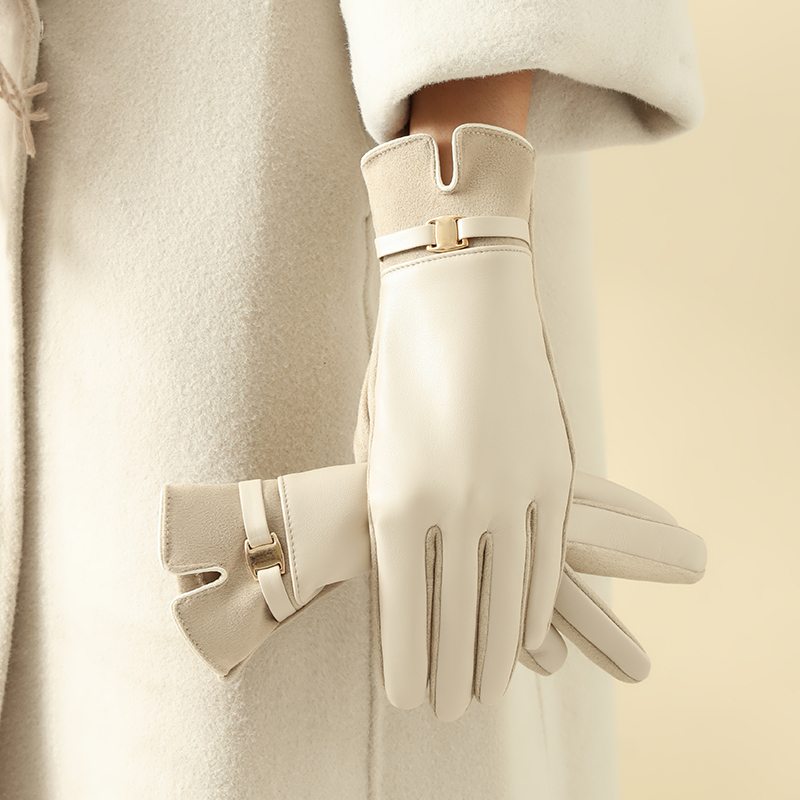 Driving Gloves Leather - 1 Pair of Gloves for Women