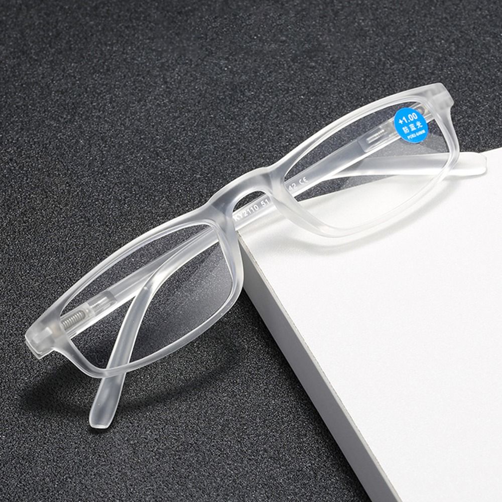 Men'S Fashion For 70 Year Old - Fashion Transparent Reading Glasses Anti Blue-ray