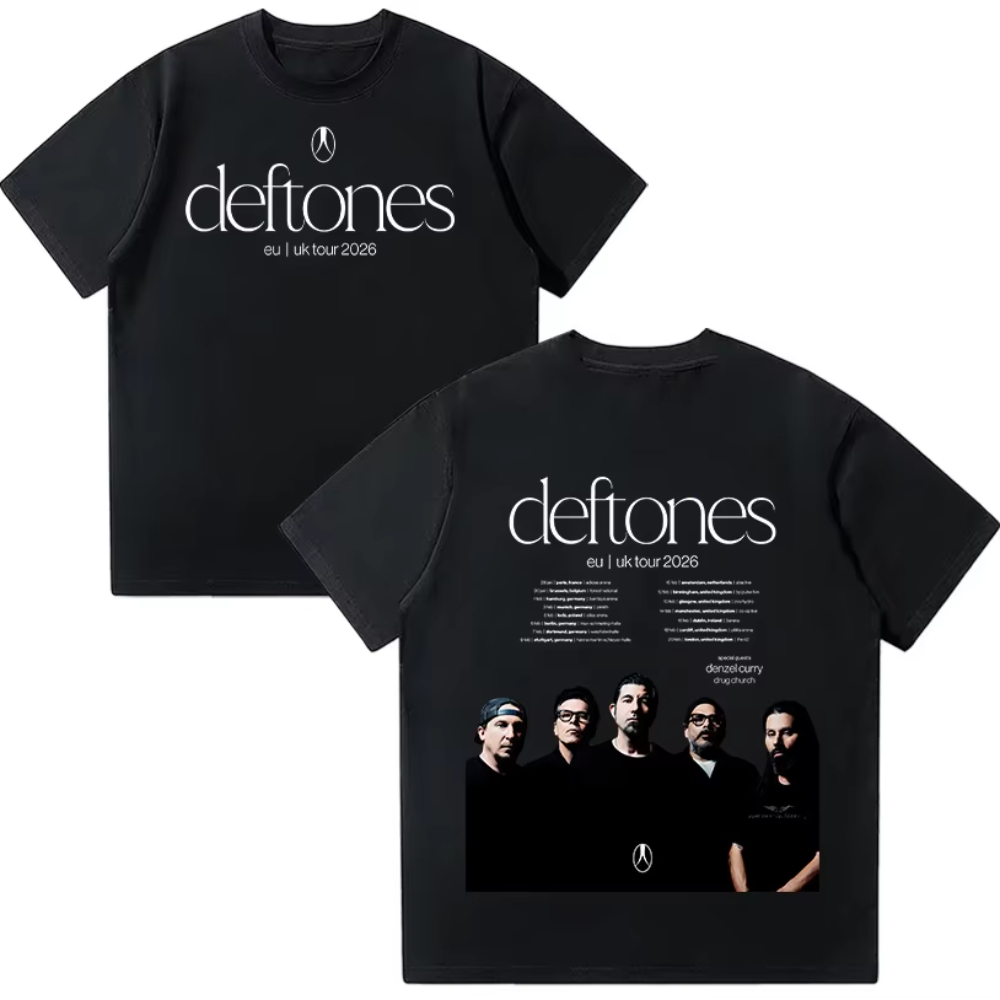 Men'S Fashion Uk 2026 - Deftones EU UK Tour 2026 T-shirts