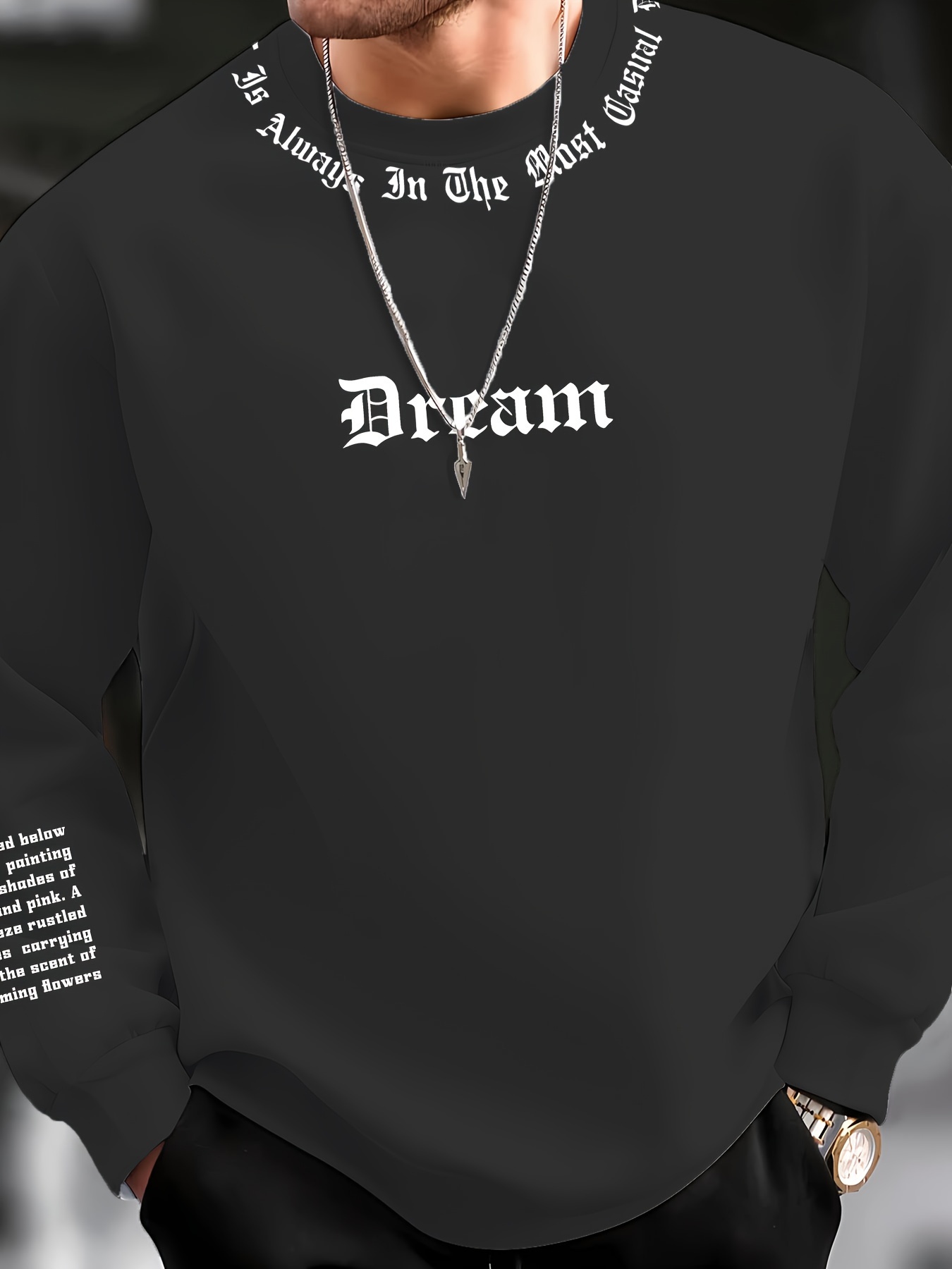 Men'S Fashion 2026 - 2026 Autumn/Winter Men's Round-neck Sweatshirt with