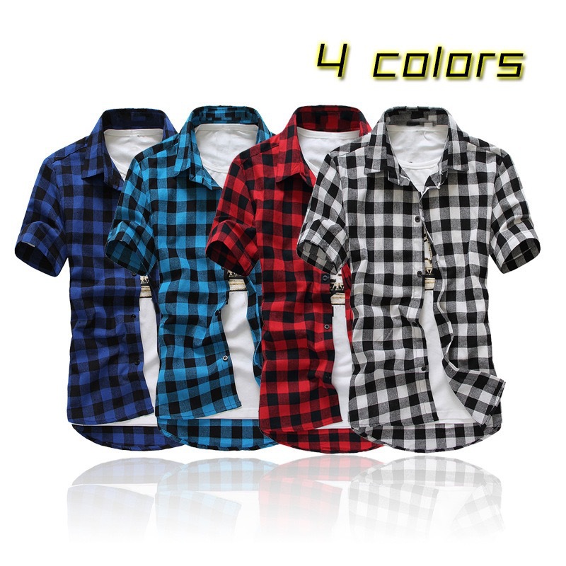 Men'S Fashion Uk 2026 - Red And Black Plaid Shirt Boys