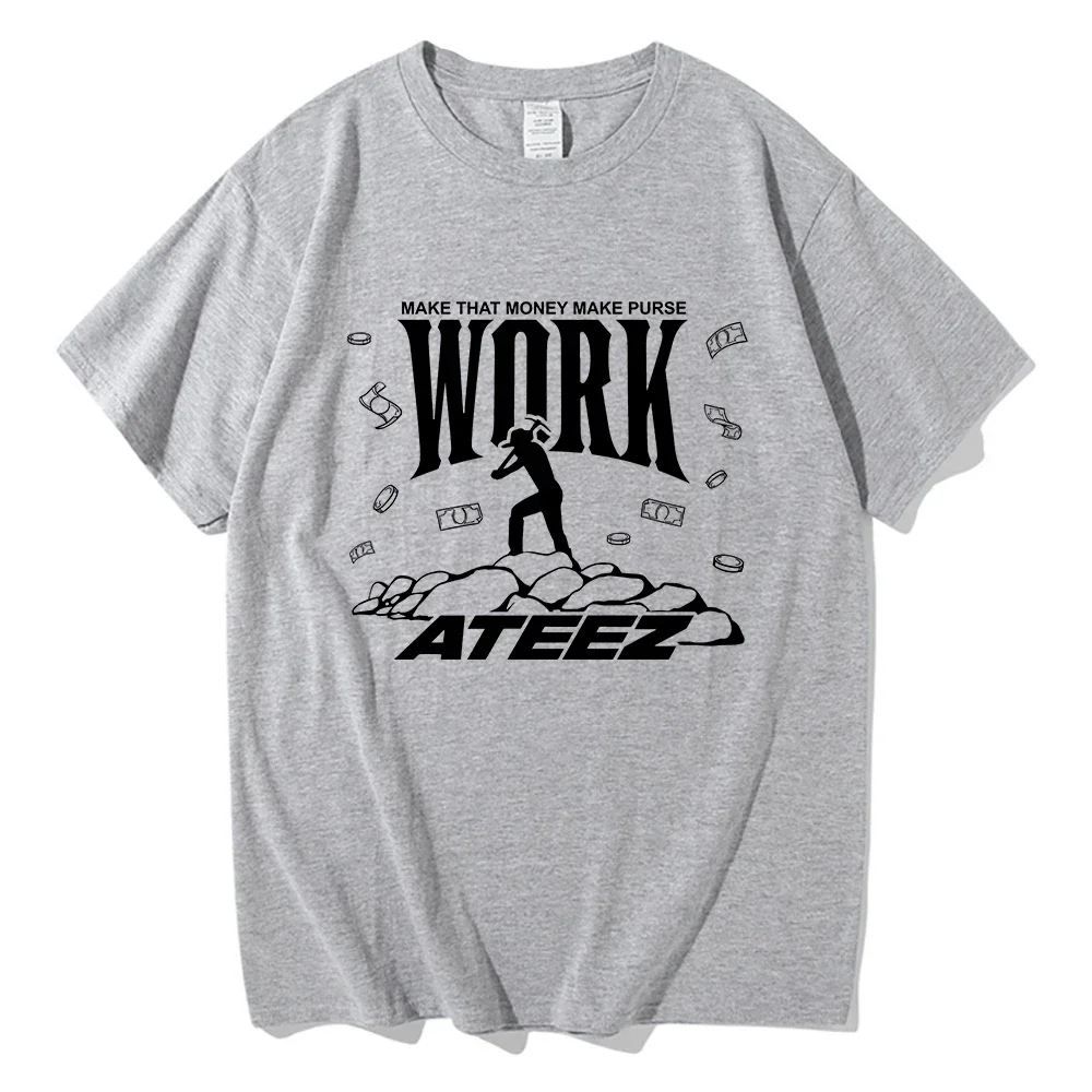 Men'S Fashion Aesthetics - Ateez Work Vector T Shirt Fashion