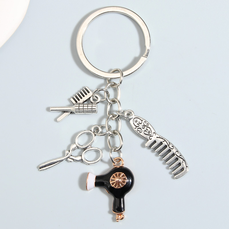 Men'S Fashion Haircuts - New Hairdressing Keychain Comb Brush Hair