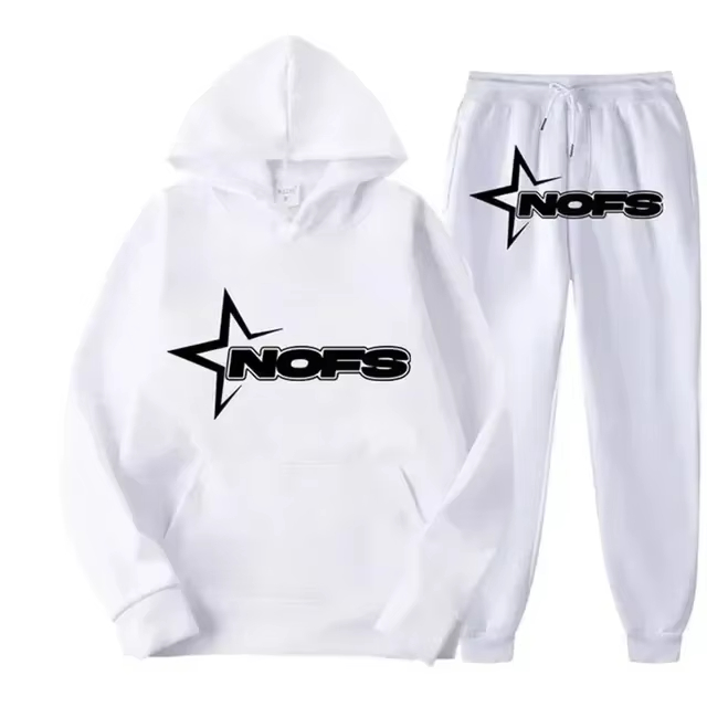 Streetwear Hoodie - 2026 Streetwear Men Hooded Sweatshirt Tracksuit