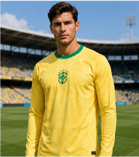 Men'S Fashion 2026 - Brazil 2026 Commemorative Edition 3D Printed
