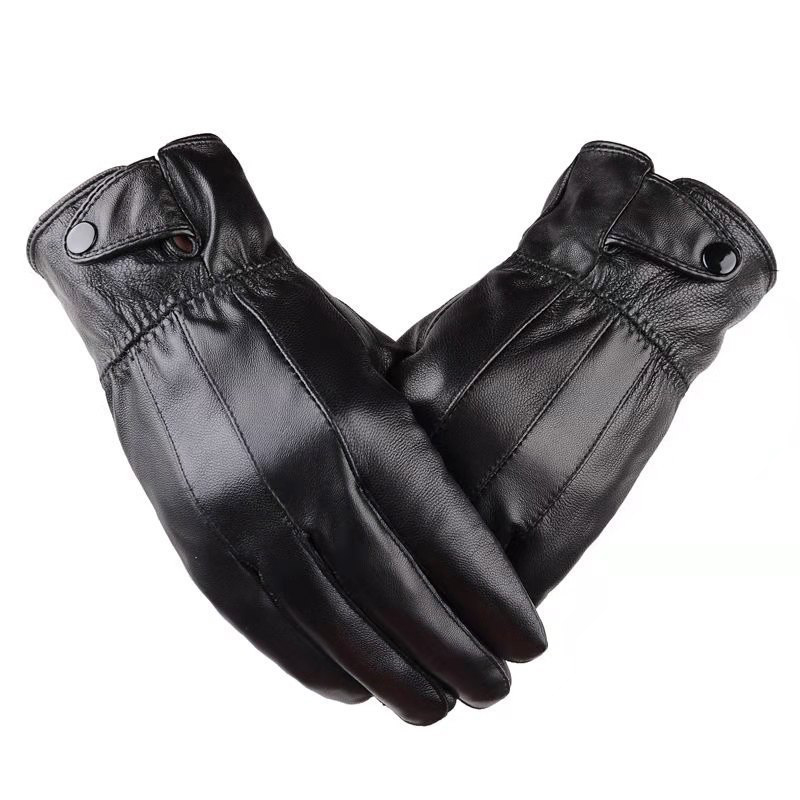 1pair Men's PU Leather Winter  - Driving Gloves Leather review and price
