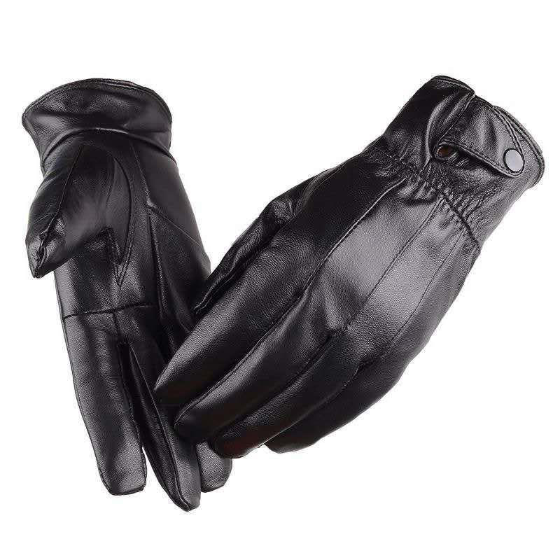 1pair Men's PU Leather Winter  - Driving Gloves Leather review and price