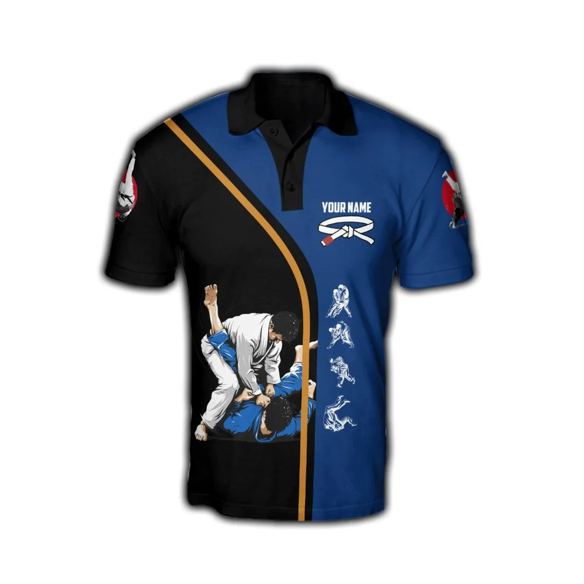 Customized Name Jiu Jitsu 3D A - Men'S Fashion Names review and price