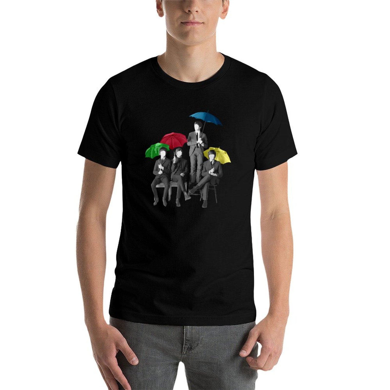 Umbrella Fab Four T-Shirt Casu - Men'S Fashion Umbrella review and price