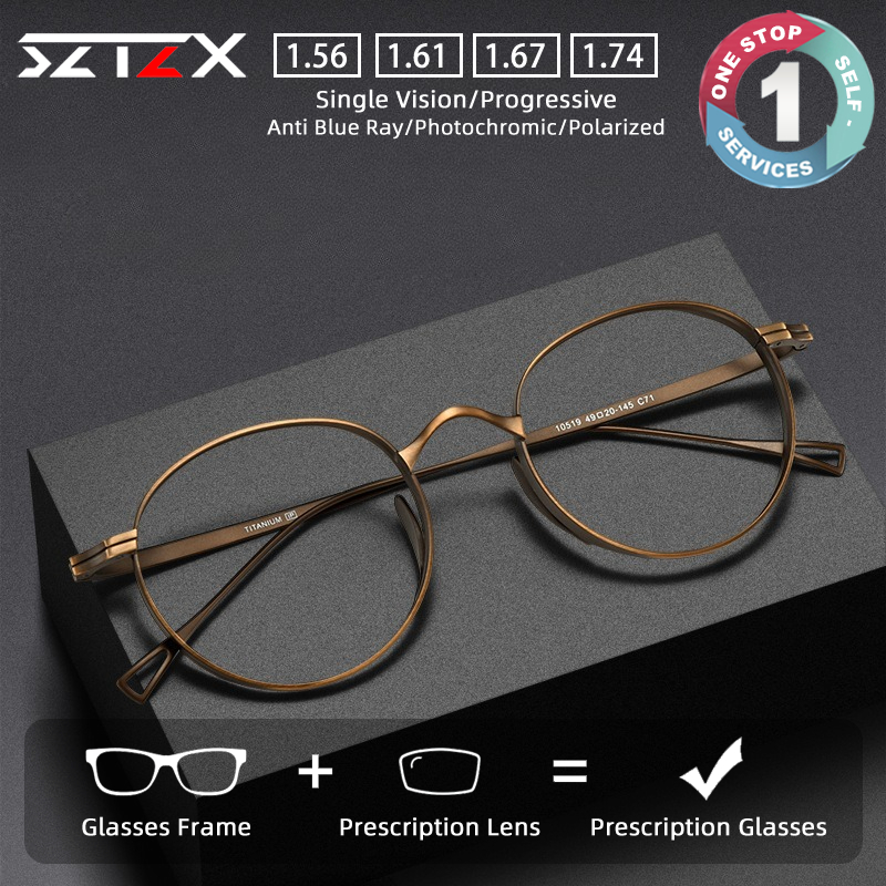 SZTZX Fashion Pure Titanium Pr - Mens Fashion Reading Glasses review and price