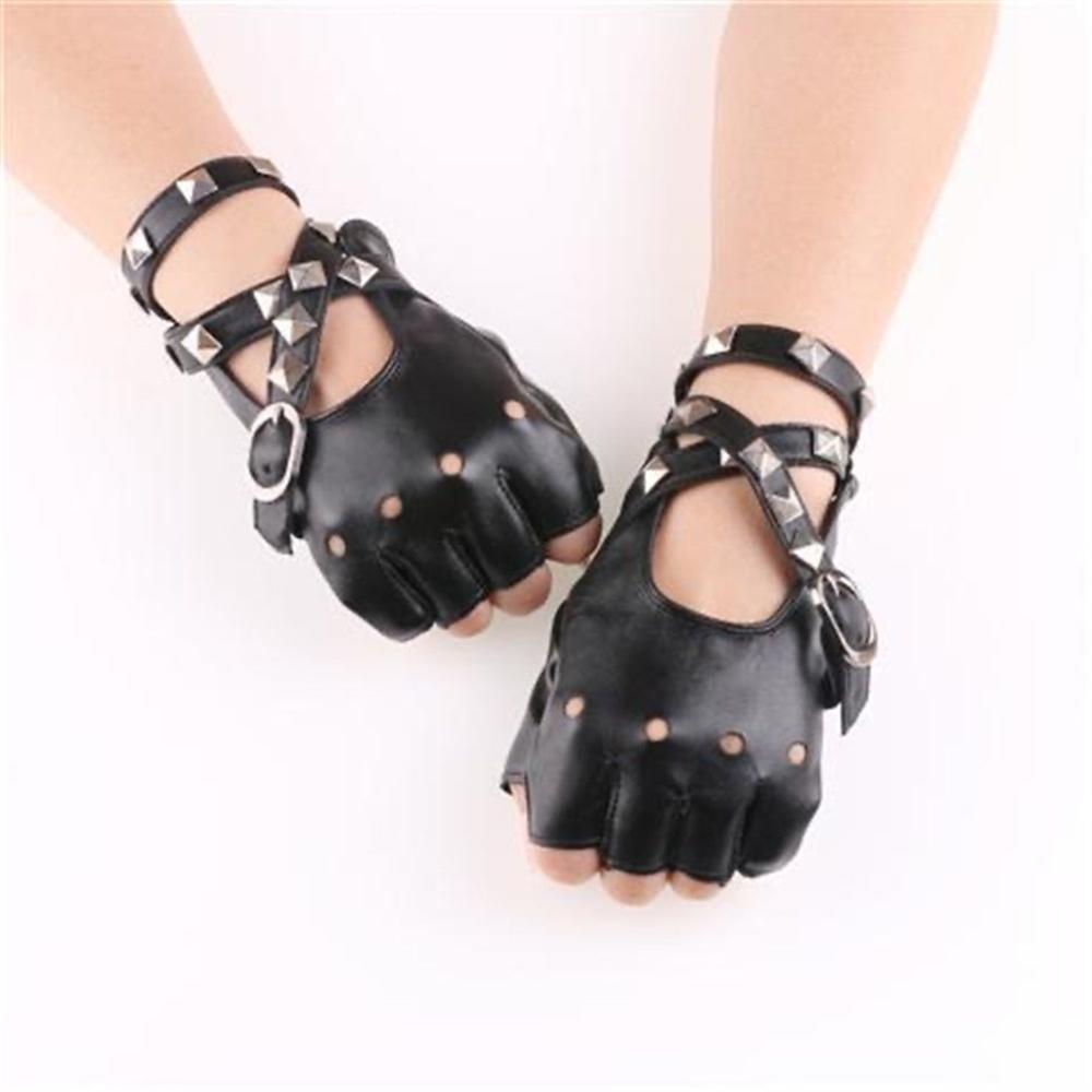 Unisex Fingerless Driving PU L - Driving Gloves Leather review and price
