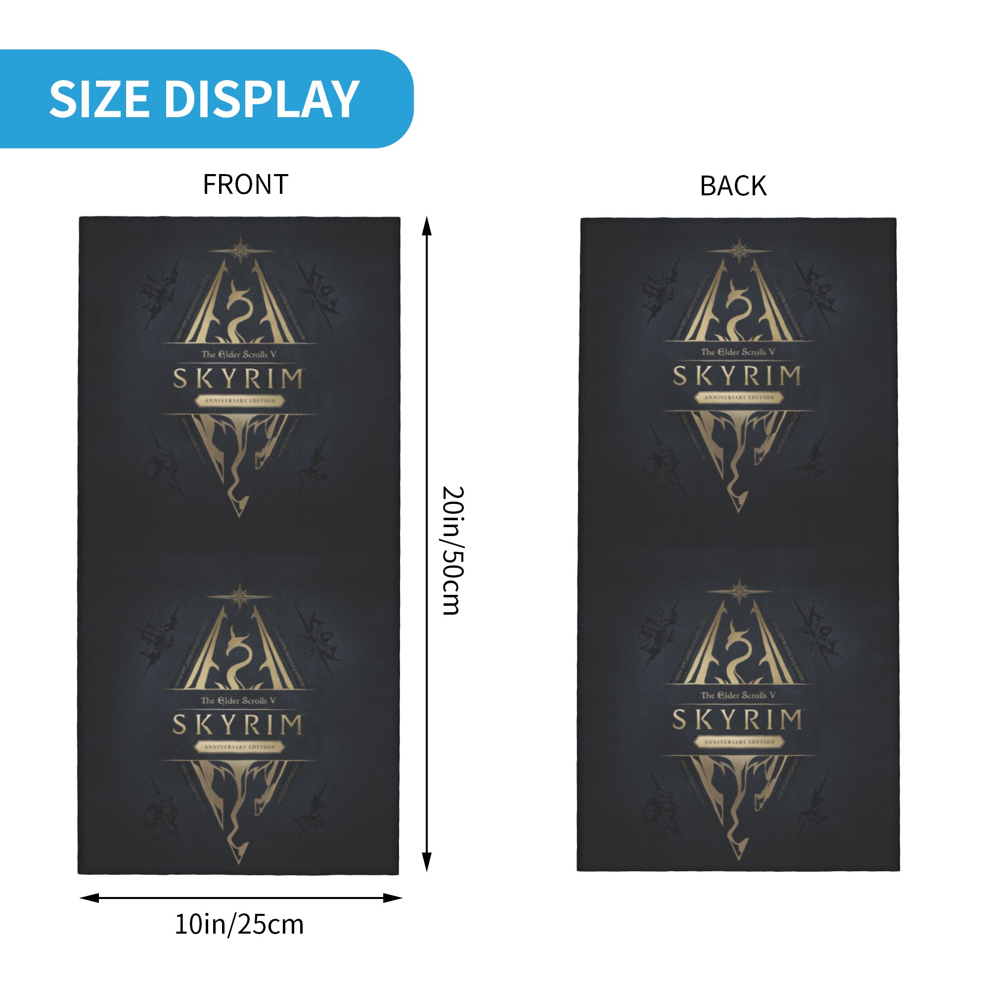 Custom Skyrim Logo Bandana Win - Men'S Fashion Logo review and price