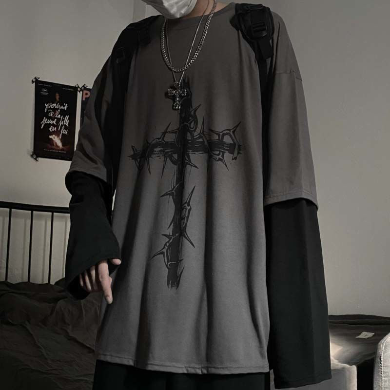 Grunge Clothes Women Long Slee - Men'S Fashion Aesthetics review and price