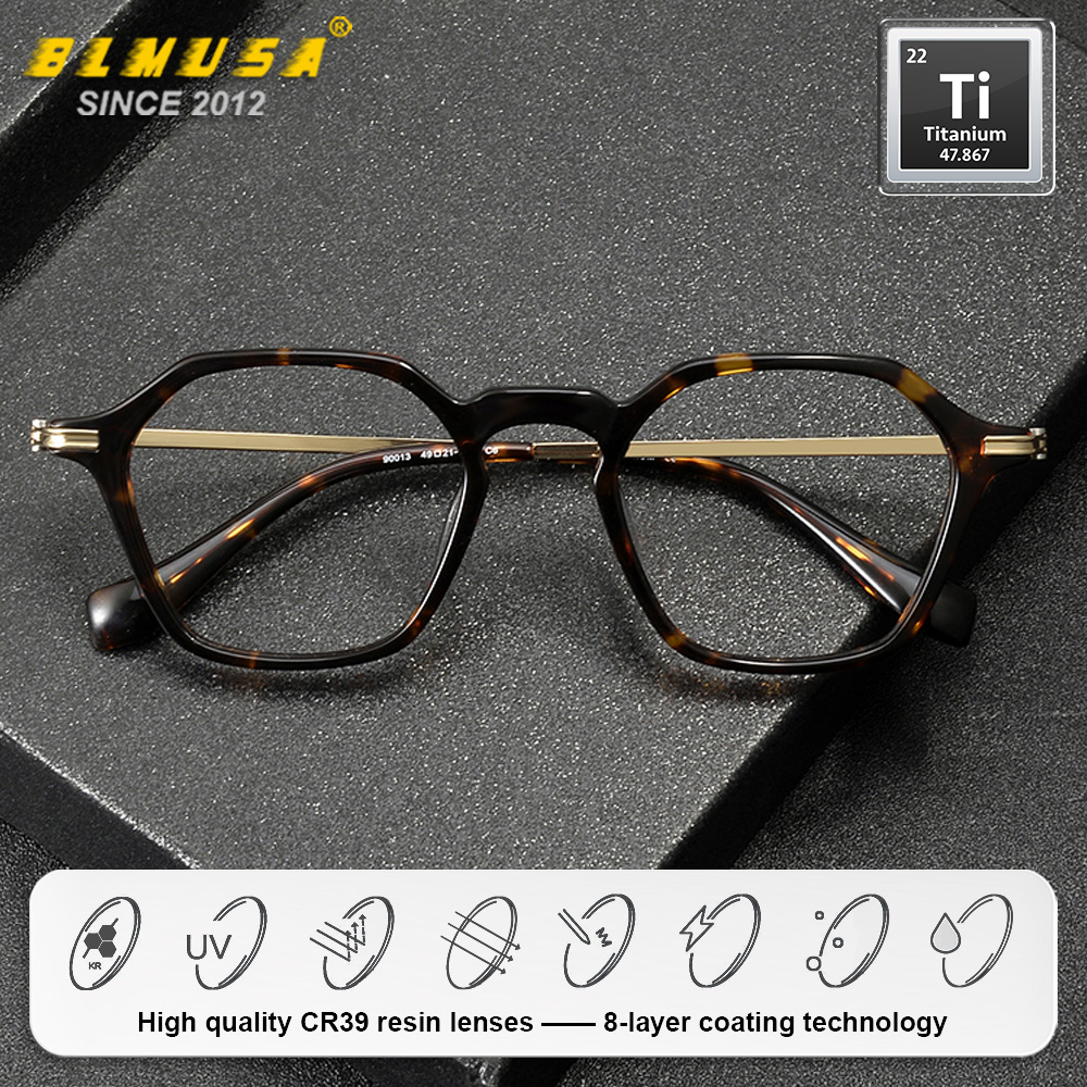 BLMUSA (S) Fashion Men Pure Ti - Mens Fashion Reading Glasses review and price