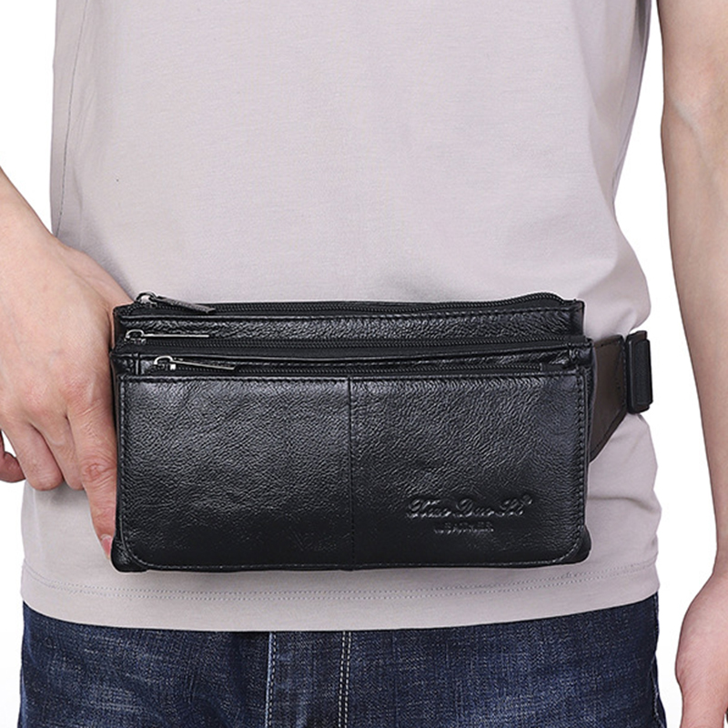 Men Waist Fanny Pack Belt Hip  - Leather Belt Braided review and price