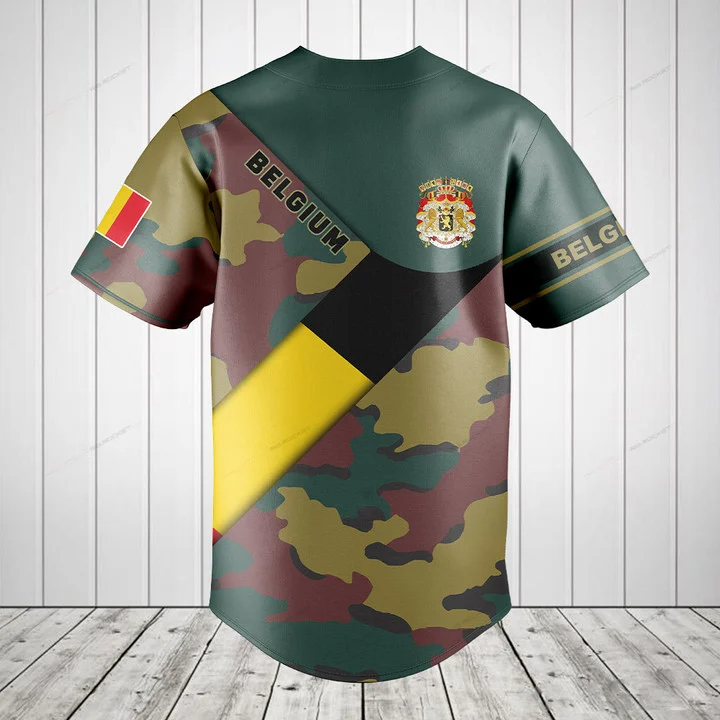Custom Name Belgium Flag Camou - Men'S Fashion Names review and price