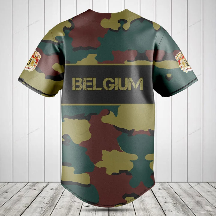 Custom Name Belgium Flag Camou - Men'S Fashion Names review and price