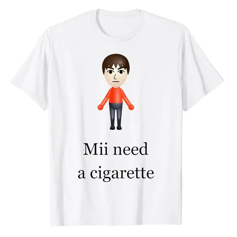 Mii Needs Cigarettes, T-shirts - Men'S Fashion Haircuts review and price