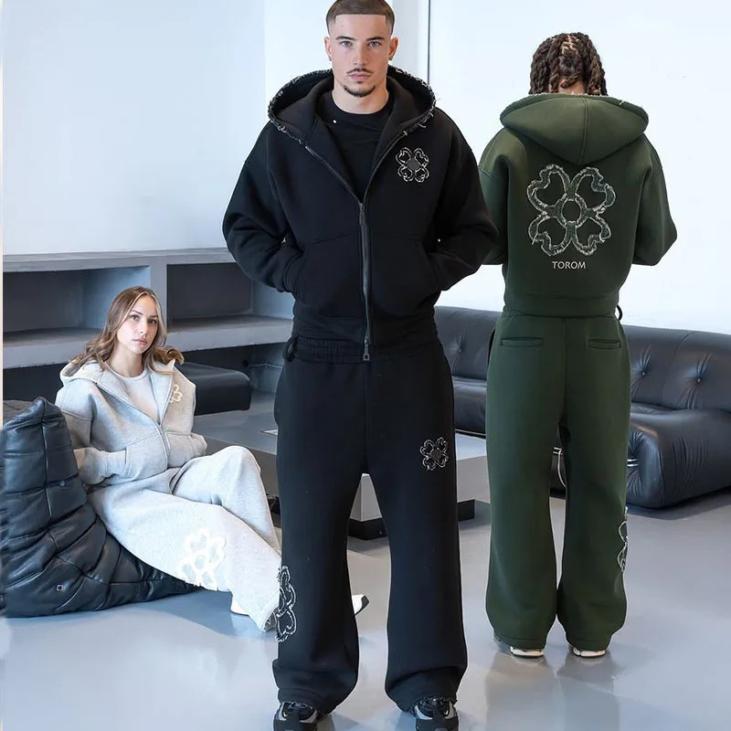 Spring Autumn Oversized 4 Leaf - Streetwear Hoodie review and price