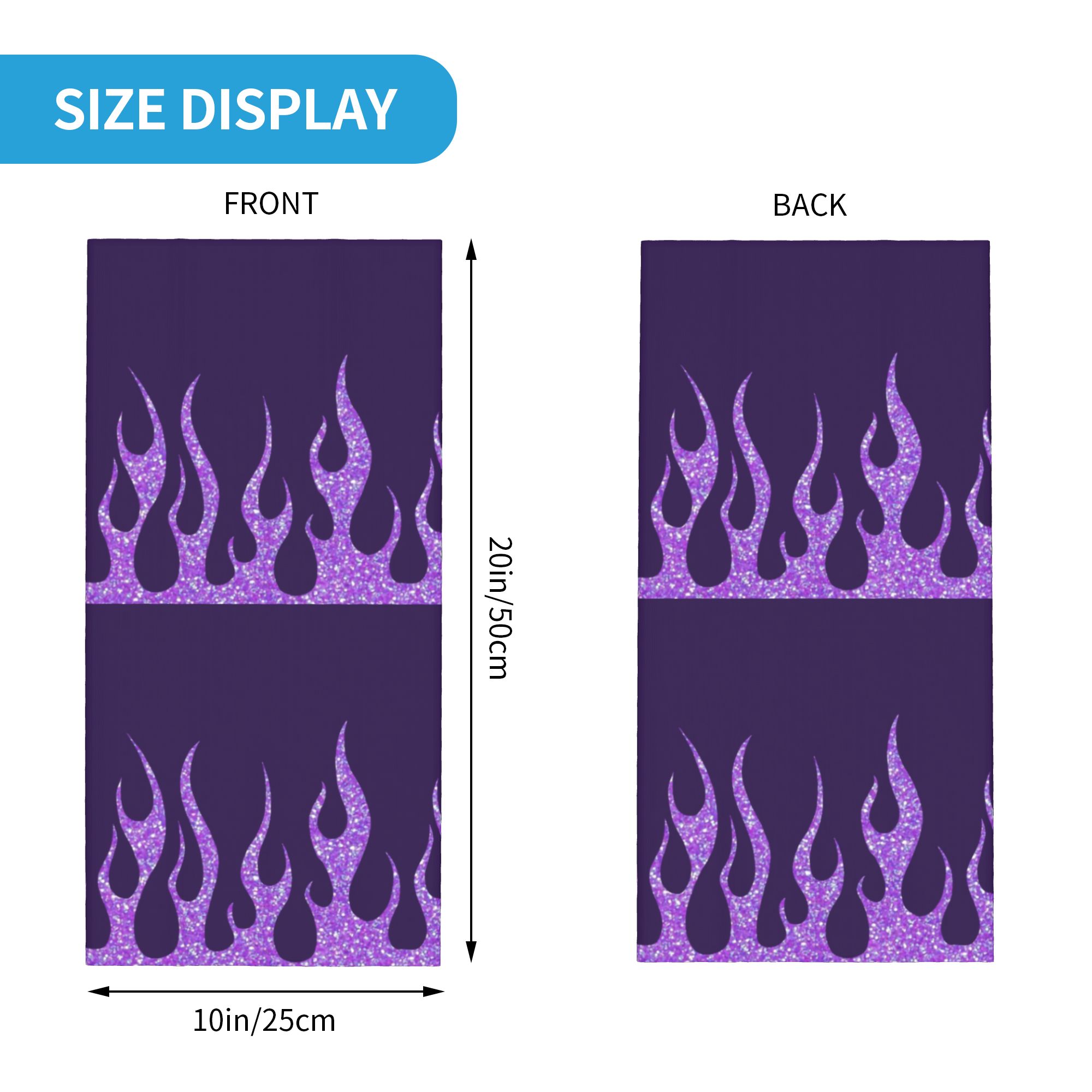 Custom Purple Glitter Flames B - Men'S Fashion Aesthetics review and price