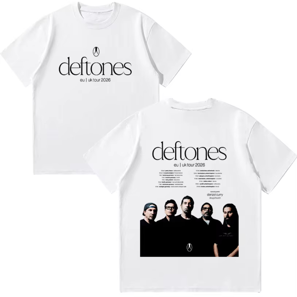 Deftones EU UK Tour 2026 T-shi - Men'S Fashion Uk 2026 review and price