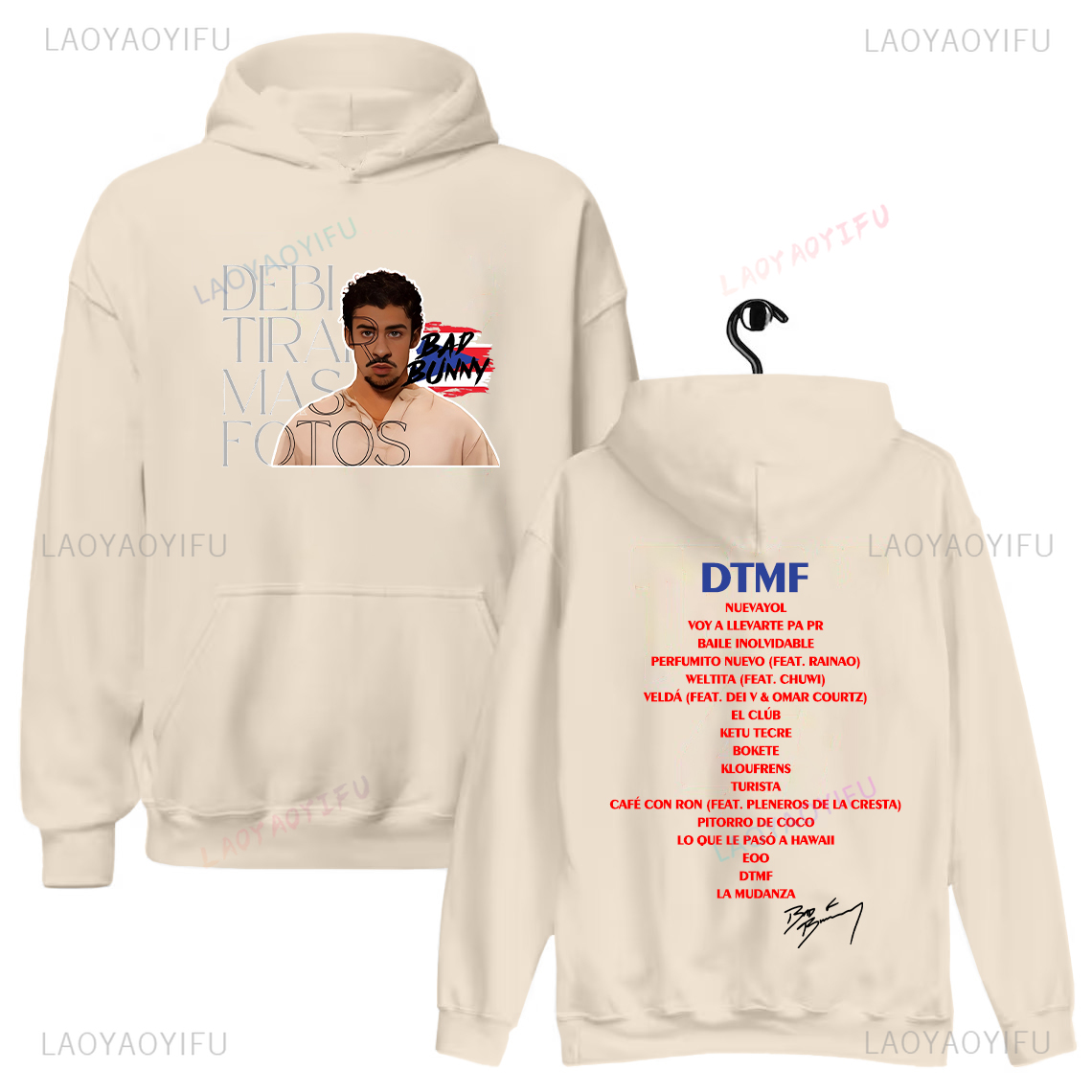 Bad Bunny Album DTMF Print Pul - Men'S Fashion For 70 Year Old review and price