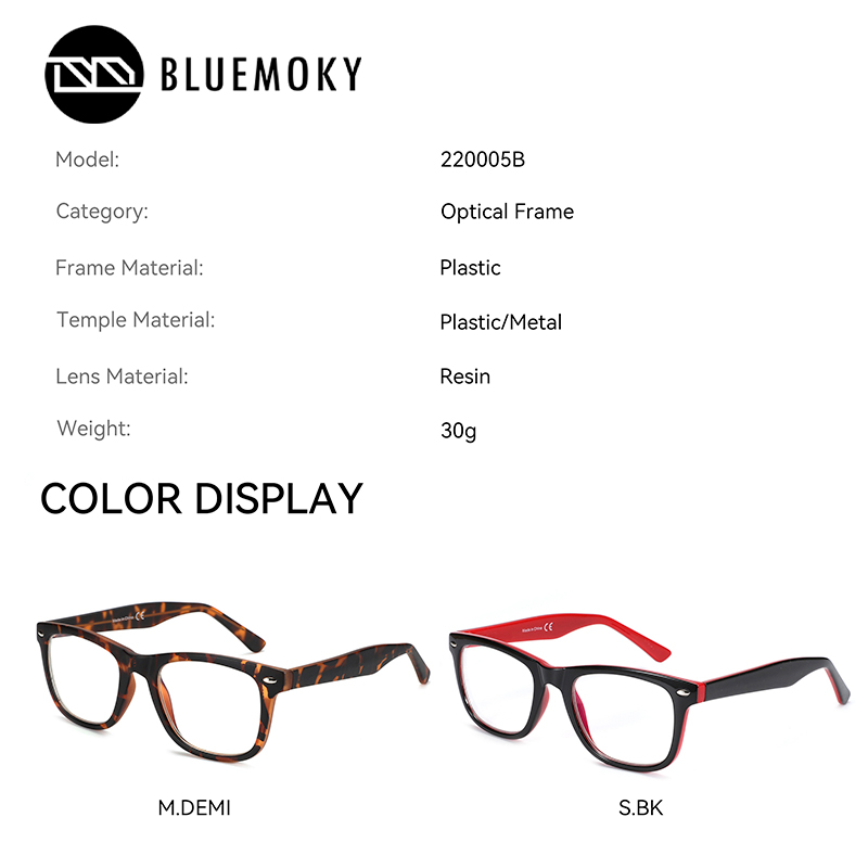 BLUEMOKY Fashion Square Prescr - Mens Fashion Reading Glasses review and price