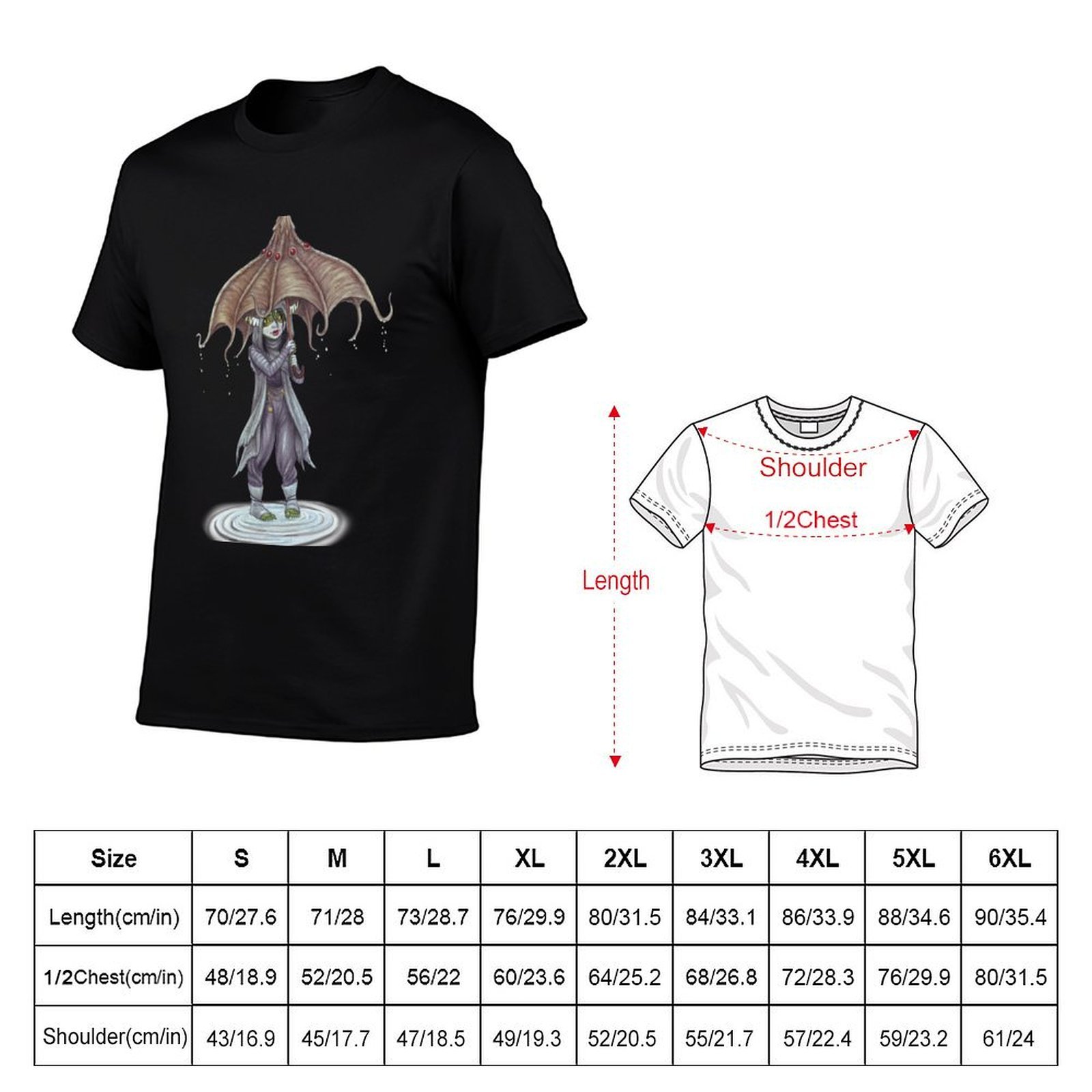 Nott n umbrella T-Shirt Casual - Men'S Fashion Umbrella review and price