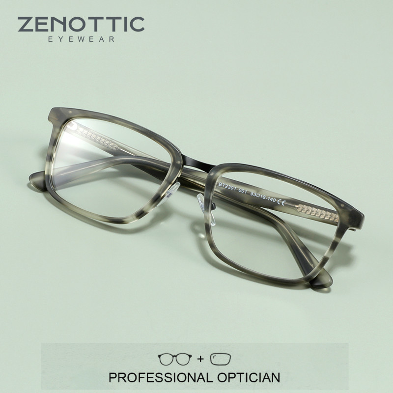 ZENOTTIC Square Acetate Prescr - Mens Fashion Reading Glasses review and price