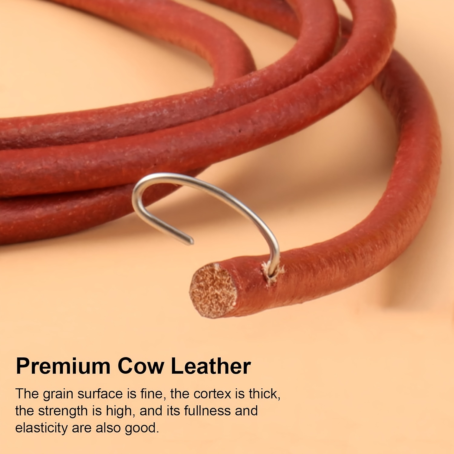 Durable brown cowhide pedal se - Leather Belt Braided review and price