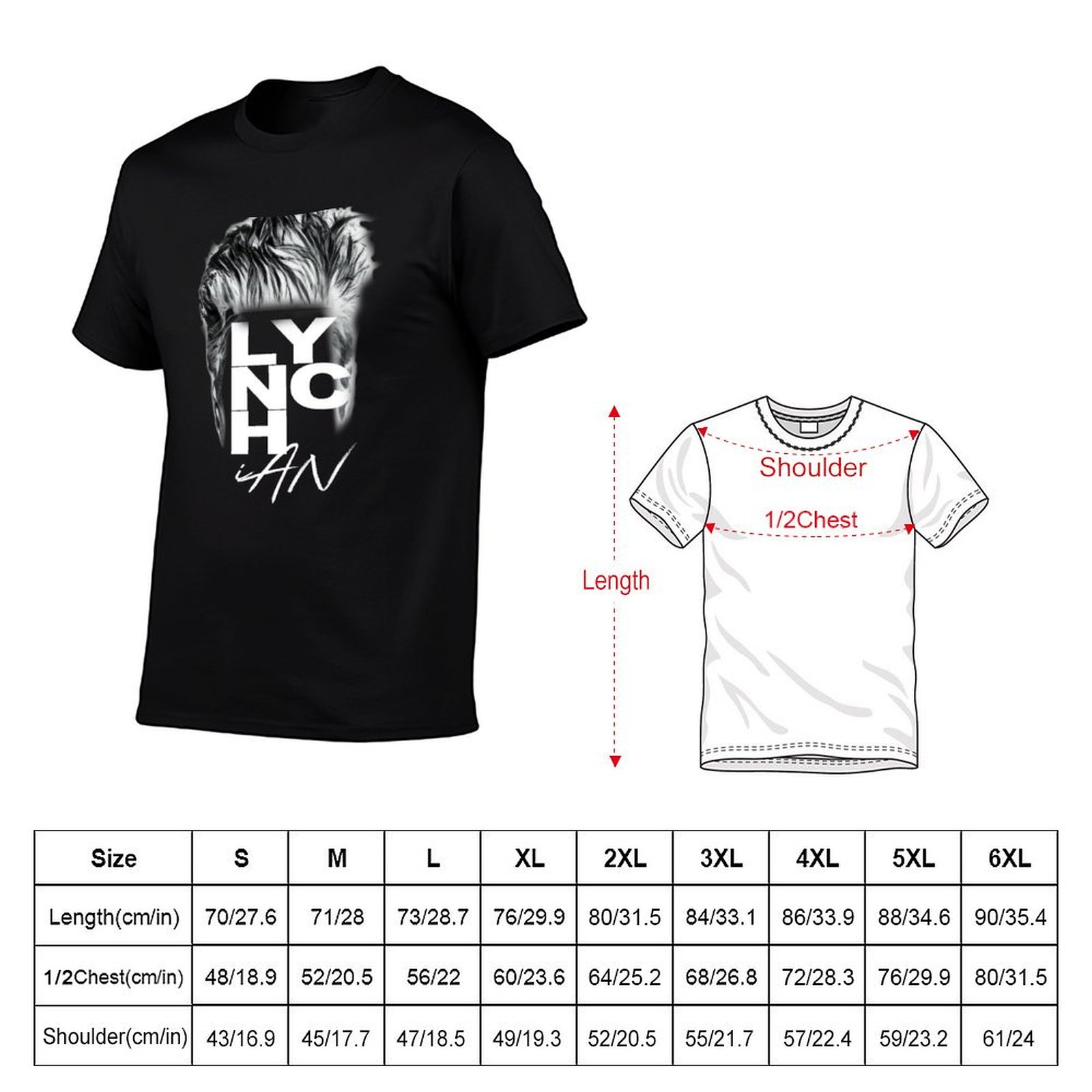 Lynch Haircut - Black T-Shirt  - Men'S Fashion Haircuts review and price