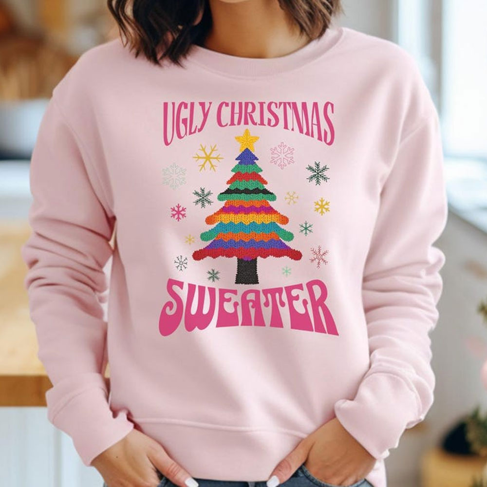 Ugly Christmas Sweater Tree Sw - Men'S Fashion For 70 Year Old review and price