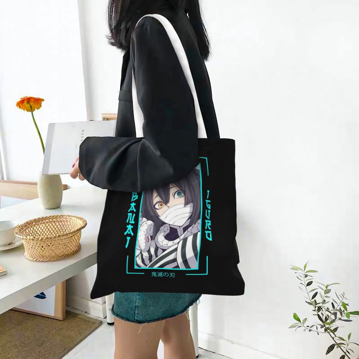 Demon Slayer Obanai Anime Canv - Men'S Fashion Aesthetics review and price