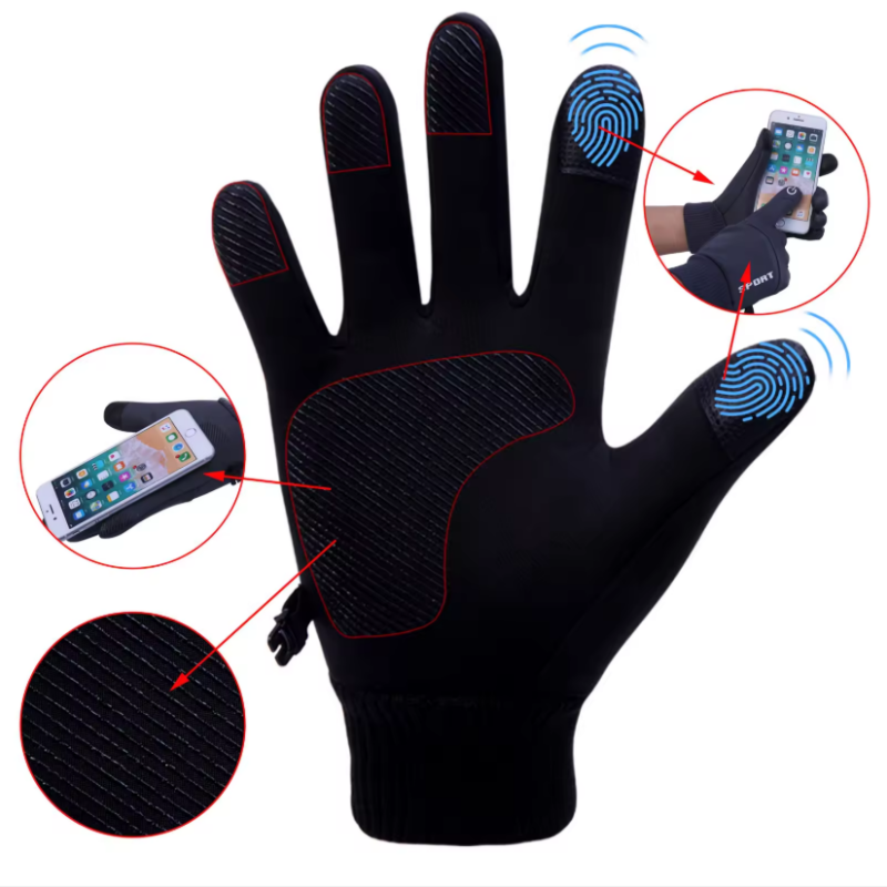 Winter Gloves Men Women Touch  - Driving Gloves Leather review and price