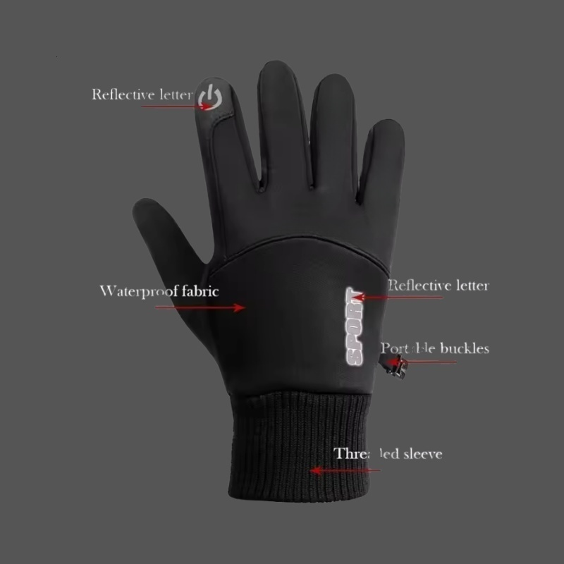 Winter Gloves Men Women Touch  - Driving Gloves Leather review and price
