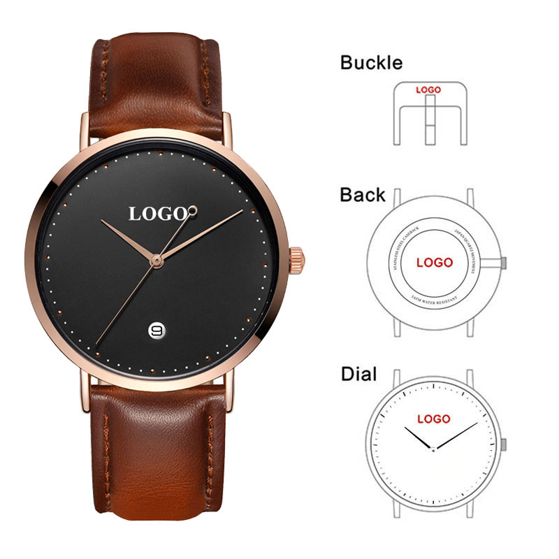 CL026  Black Rose Gold Build B - Men'S Fashion Logo review and price