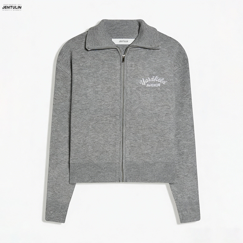 Retro Spliced ​​Zipper Knitted - Mens Fashion Mullet review and price