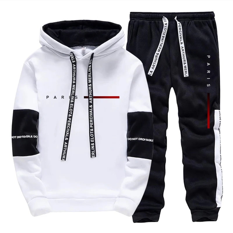 Men's Set Paris Fashion Hoodie - Streetwear Hoodie review and price