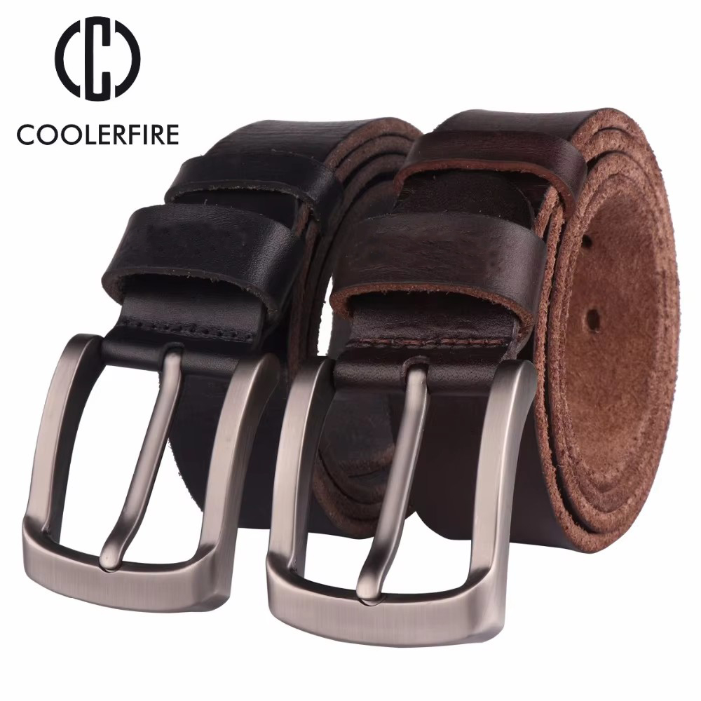 CCOOLERFIRE Men Belt Full Grai - Leather Belt Braided review and price