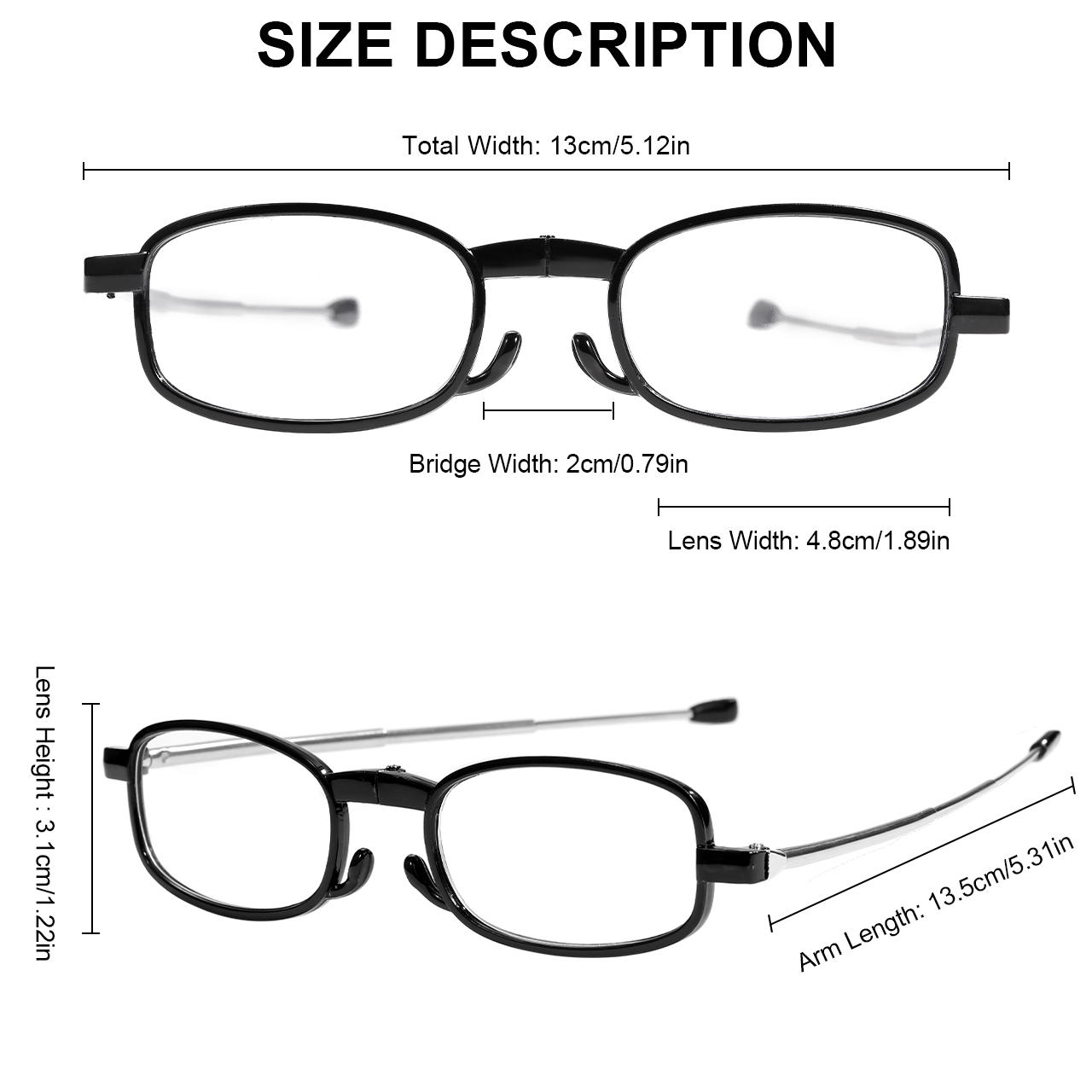 1pc  Folding Reading Glasses R - Mens Fashion Reading Glasses review and price