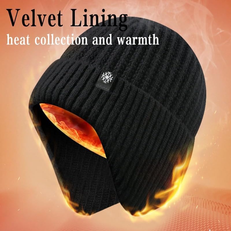 Men Winter Knitted Hat Plush W - Men'S Fashion Gloves review and price