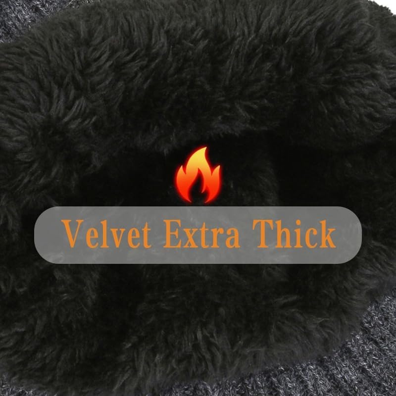 Men Winter Knitted Hat Plush W - Men'S Fashion Gloves review and price