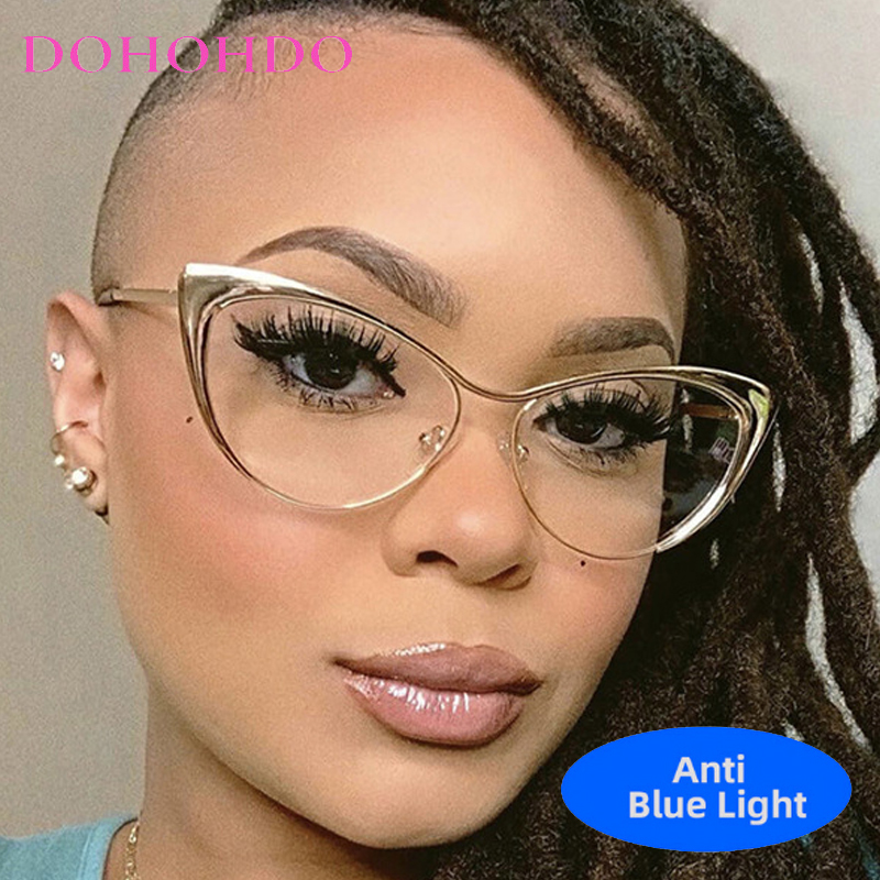 New Luxury Metal Cat Eye Fashi - Mens Fashion Reading Glasses review and price